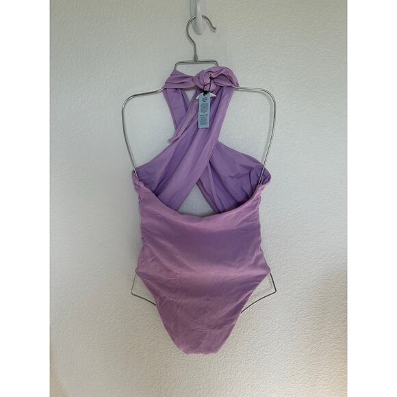 JMP the Label Lavender One Piece Multi-Way Swimsuit - L - Picture 3 of 6